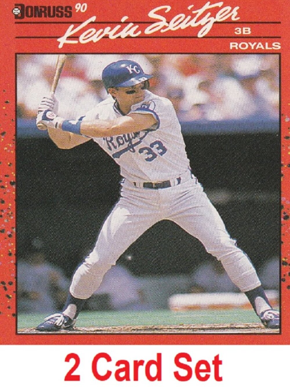 Kevin Seitzer Baseball Card Collection